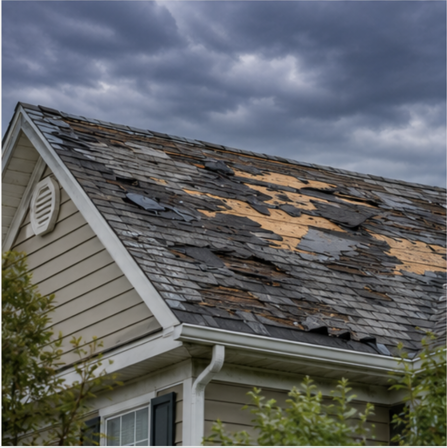 Storm damage roof repair Maryland